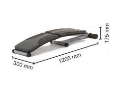 Banco abdominal inclinado WBK-200 - EVERFIT